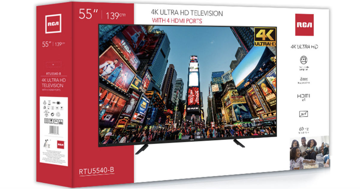 RCA 55 Class 4K Ultra HD Smart LED TV ONLY $299 (Reg $800)