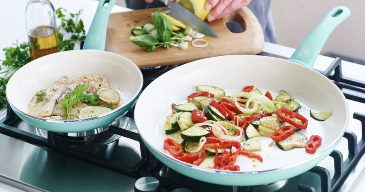 GreenLife Ceramic NonStick 4-Piece Set ONLY $19.99 (Reg $60)