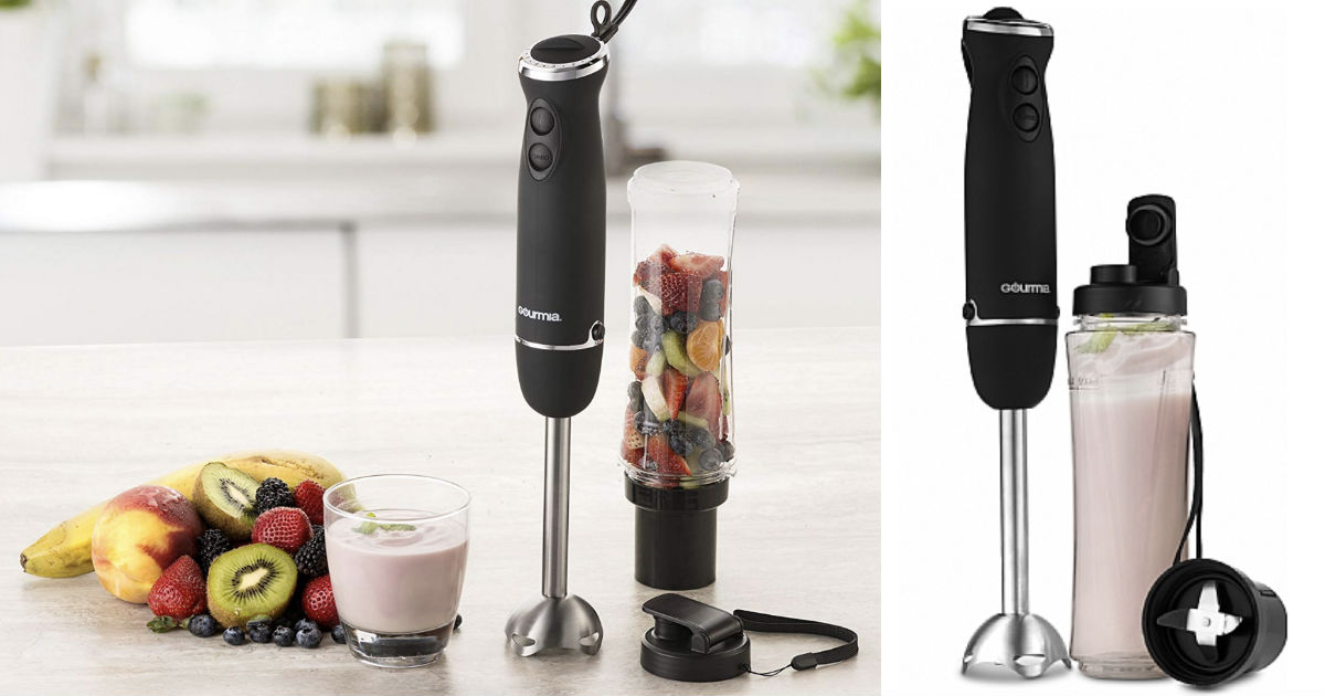 Gourmia Immersion Blender Smoothie Maker Only $10.99 Shipped