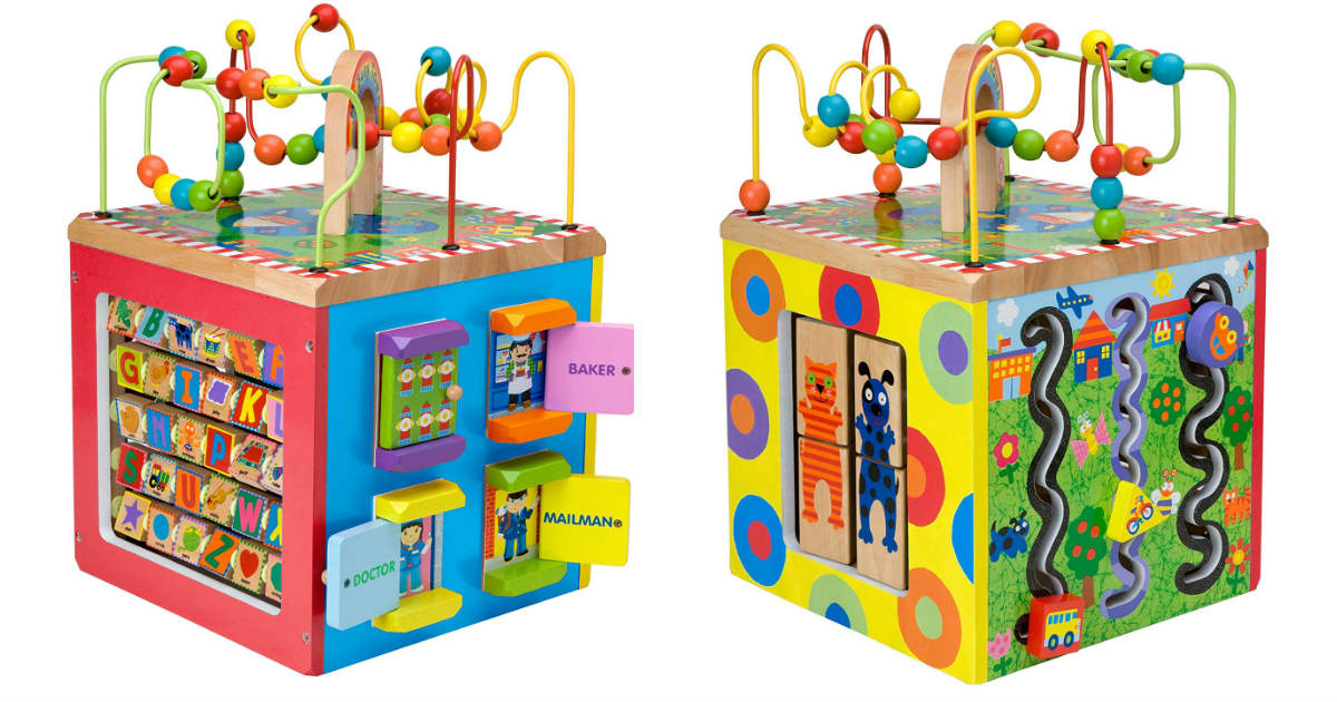 Save 69% on Alex Wooden Activity Cube ONLY $33.80 (Reg. $110)