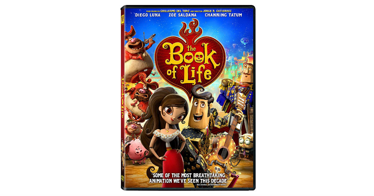 The Book of Life DVD ONLY $4.00 Shipped on Amazon