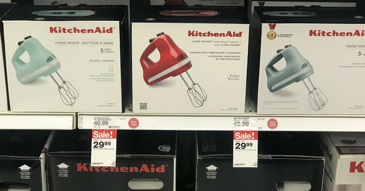 KitchenAid Ultra Power 5-Speed Hand Mixer ONLY $28.49 (Reg. $50) at Target