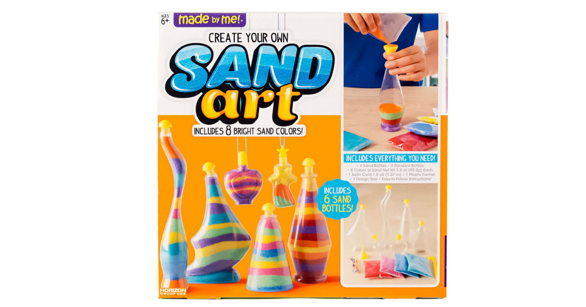 Save 64% on Made By Me Sand Art Kit ONLY $5.33 (Reg. $15)