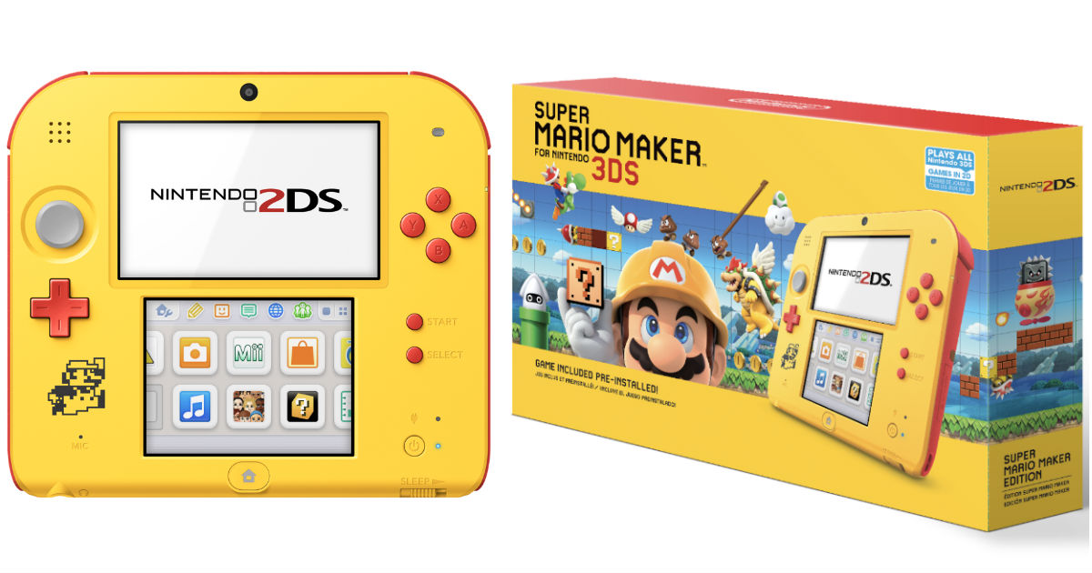 Nintendo 2DS System with Super Mario Maker ONLY $79 Shipped