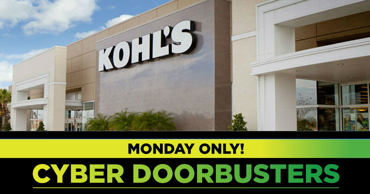 kohls cyber monday 2018