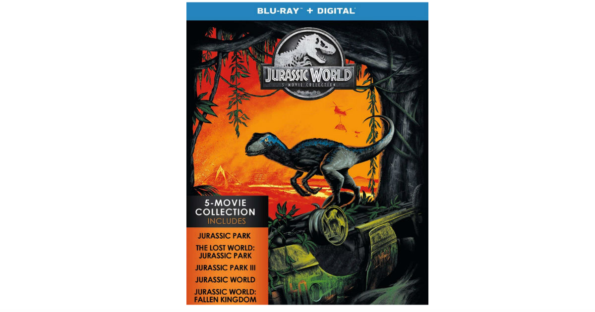 Jurassic World Blu-ray 5-Movie Collection ONLY $5.60 Per Movie