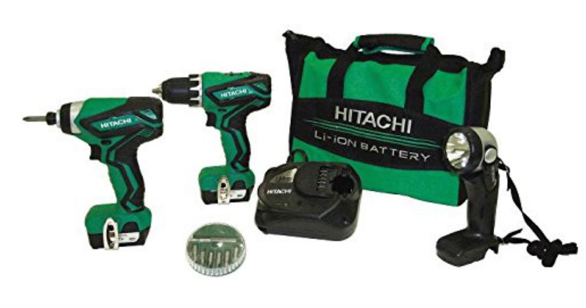 Hitachi Drill Combo Kit ONLY $69 Shipped (Reg. $150)