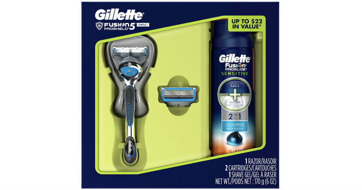 Gillette Fusion5 ProShield Razor Gift Pack ONLY $9.88 at Walmart