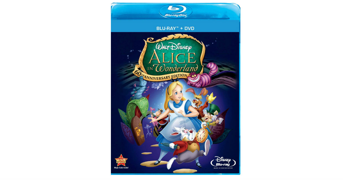 Alice In Wonderland Blu-ray ONLY $6.51 (Reg. $20)