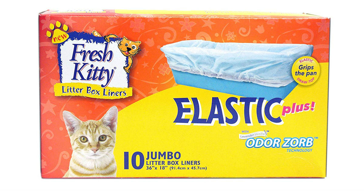 Fresh Kitty Litter Box Liners ONLY $4.93 (Reg. $10.39)