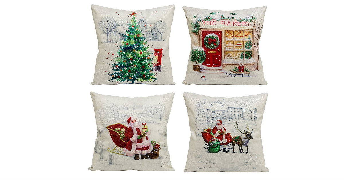 Christmas Pillow Covers ONLY $2.07 Each on Amazon!