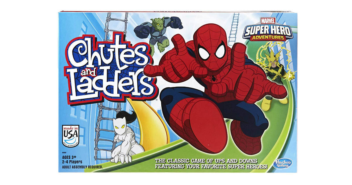 Marvel Spider-Man Chutes & Ladders ONLY $11.87 (Reg. $28)