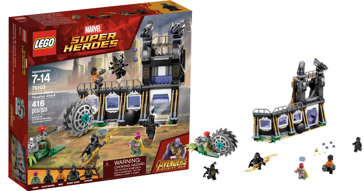 LEGO Super Heroes Corvus Glaive Thresher Attack Set ONLY $23.99