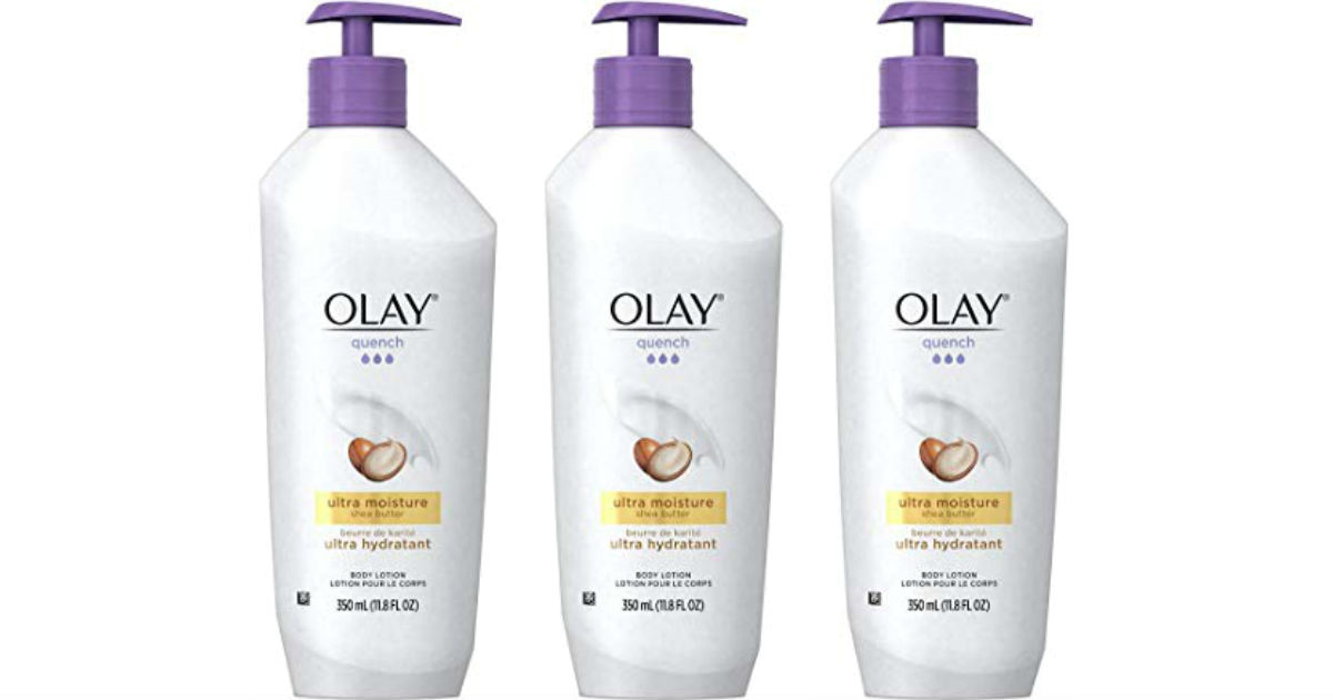 Olay Quench Shea Butter Body Lotion 3-Pack ONLY $11.91 Shipped