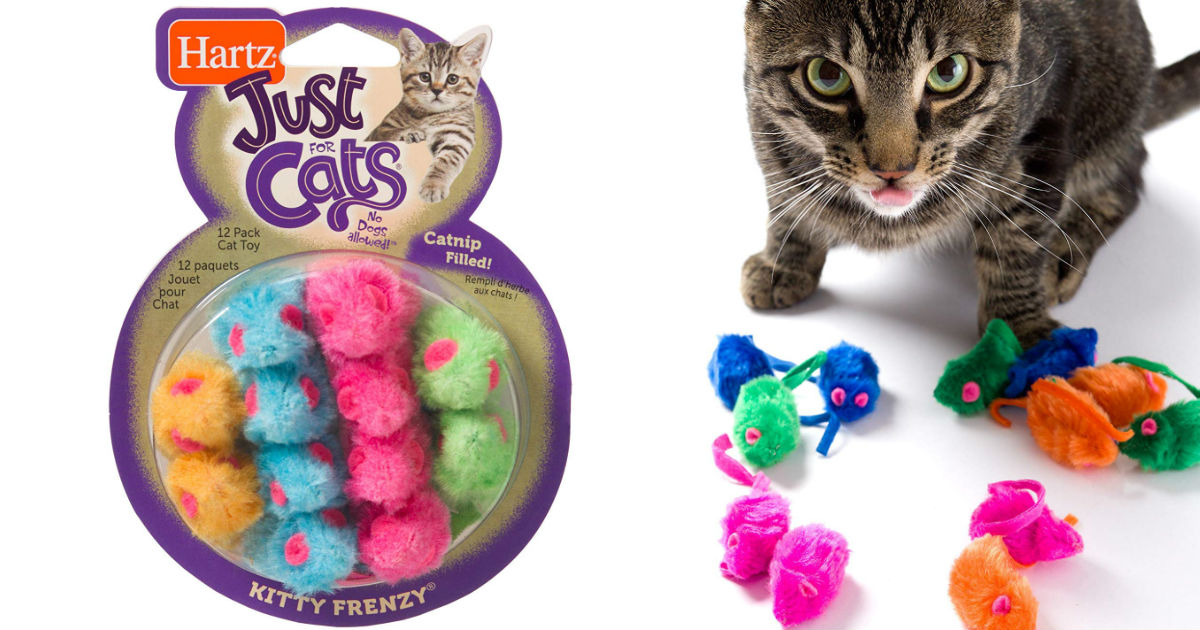 Hartz Catnip Frenzy Toy Pack o...