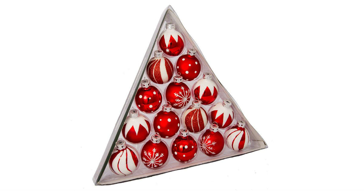 Save 63% on Kurt Adler Glass Ornaments ONLY $7.00 (Reg. $19)