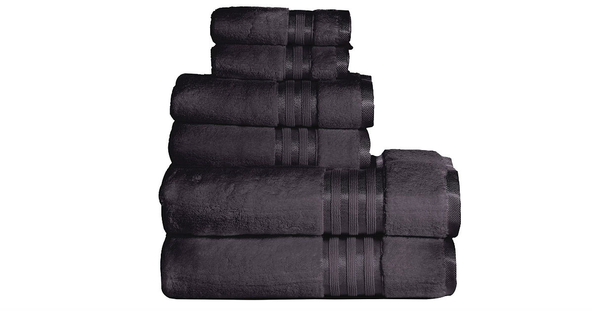 Premium Quality 6-Piece Towel Set ONLY $21.99 (Reg. $34)