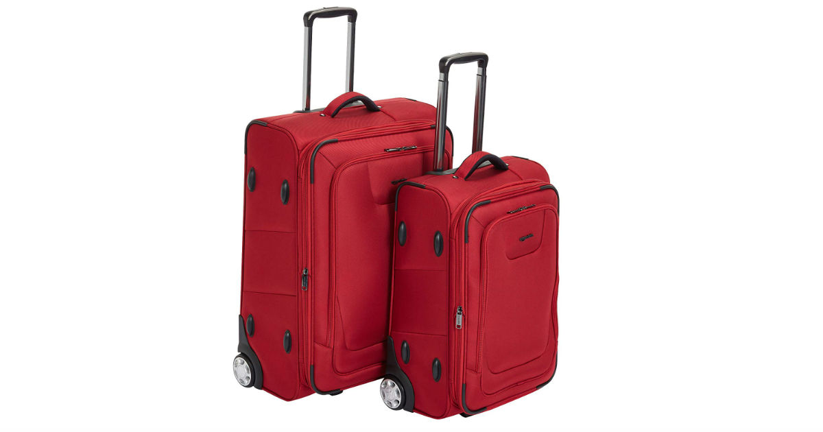 AmazonBasics Expandable 2-Piece Suitcase ONLY $89.99 (Reg. $140)