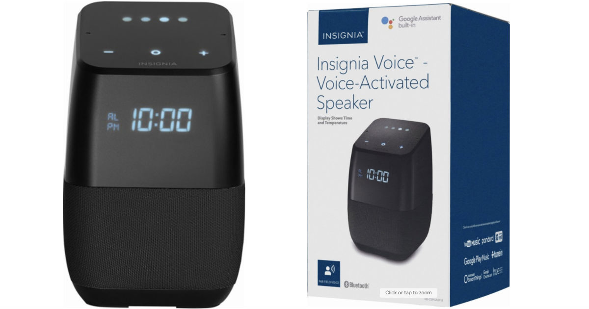 Insignia Bluetooth Speaker & Alarm Clock ONLY $19.99 (Reg $100)
