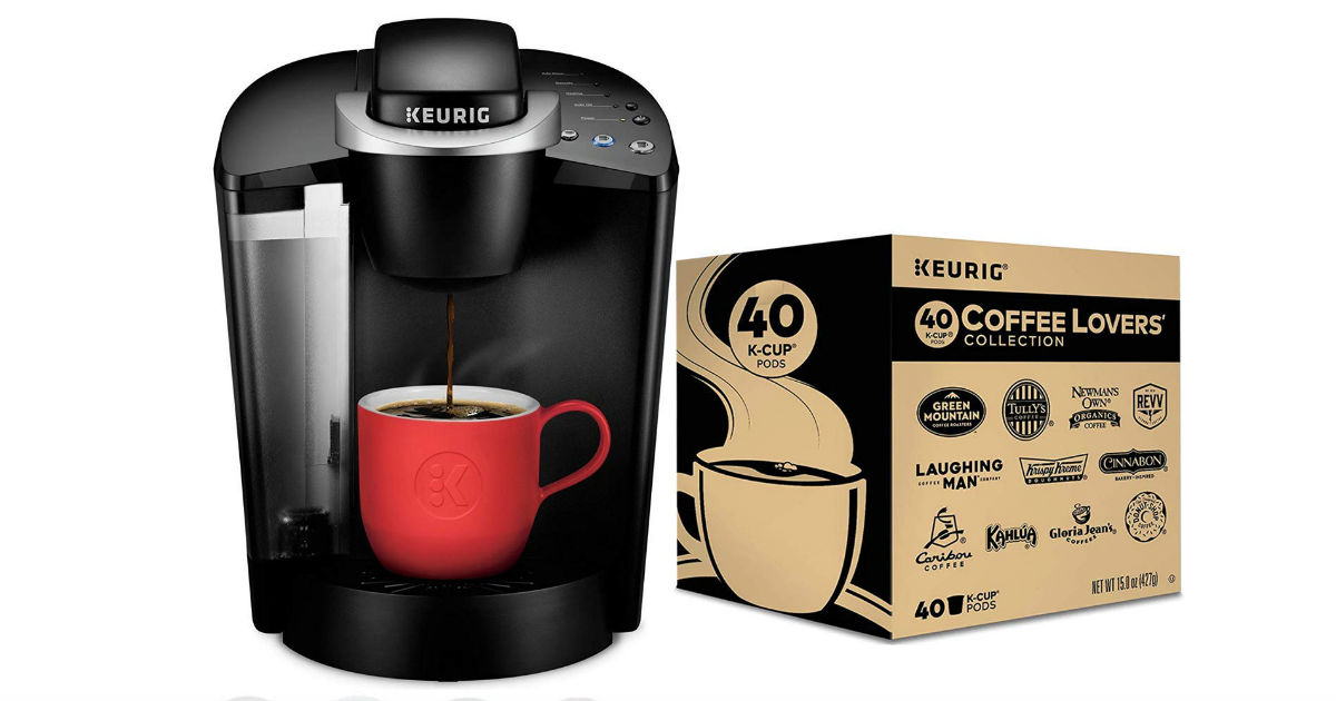 Keurig K-Classic Coffee Maker & 40 K-Cups ONLY $69.99 