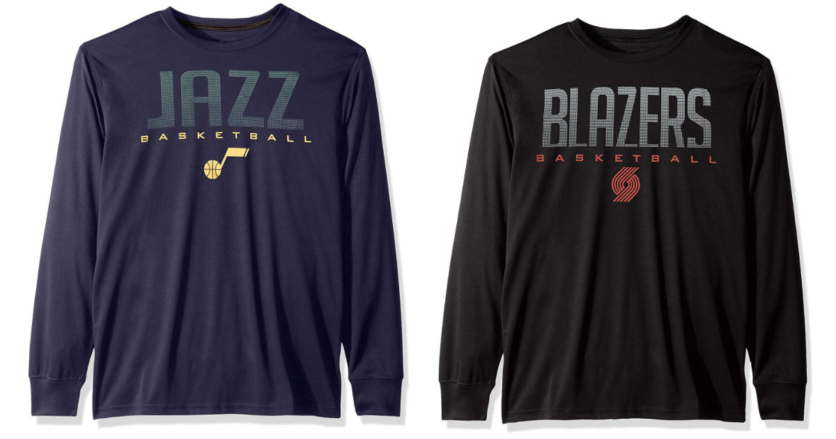 NBA Men's Quick Dry Long Sleeve T-Shirt ONLY $17.49