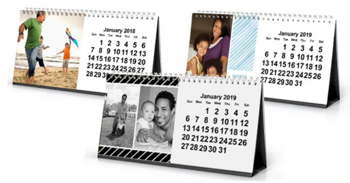 Custom Desk Photo Calendar ONLY $0.99 (Reg. $9.99)