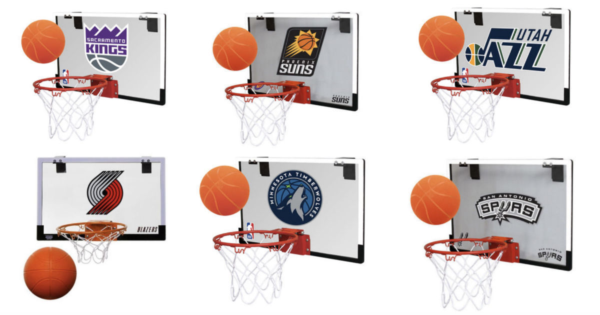 Rawlings NBA Game On Basketball Hoop and Ball Set ONLY $16.79 (Reg $40)