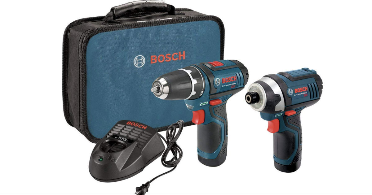 Bosch 12-Volt 2-Tool Combo Kit ONLY $99 (Reg $169)