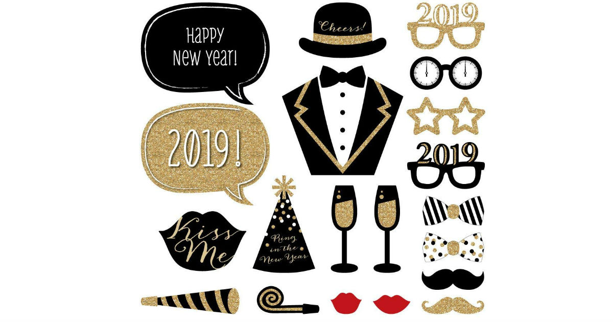 New Years Eve Party Prop Kit ONLY $14.99 (Reg. $25)