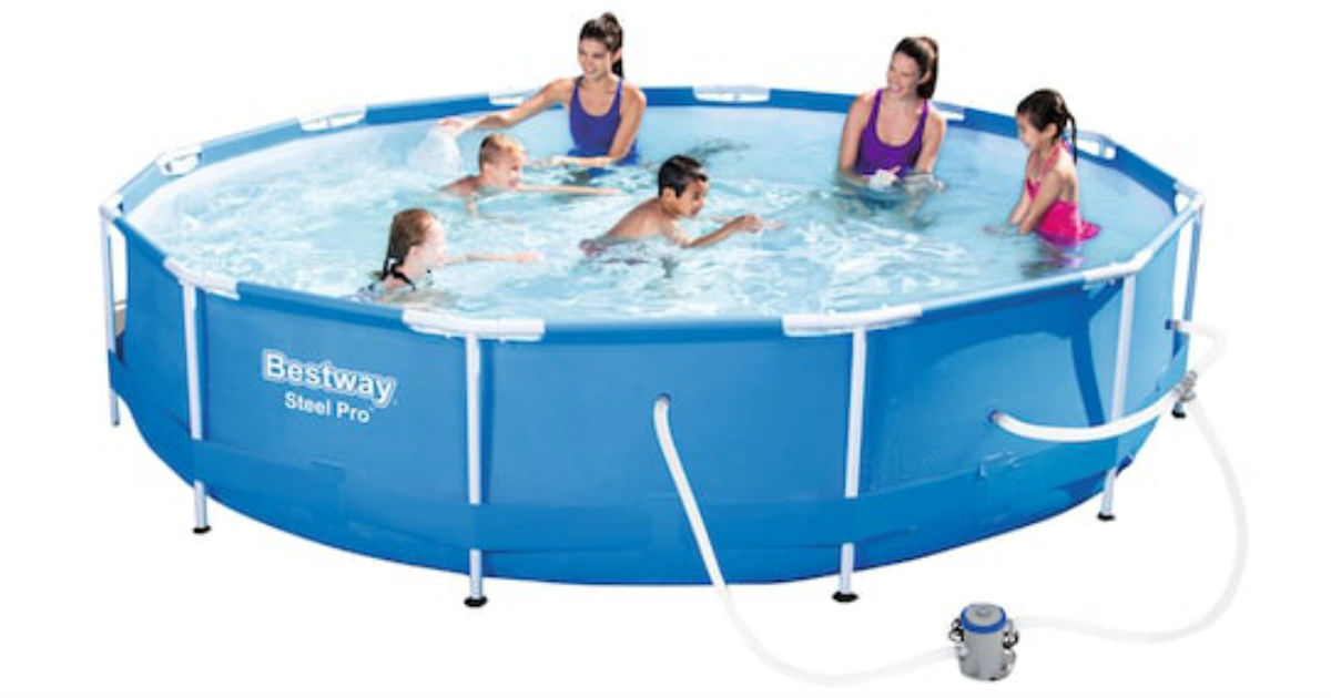 Bestway Steel Pro Frame Pool with Pump ONLY $74.99 Shipped