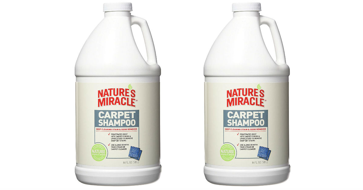 Nature's Miracle Carpet Shampoo ONLY $5.23 (Reg. $20.76)