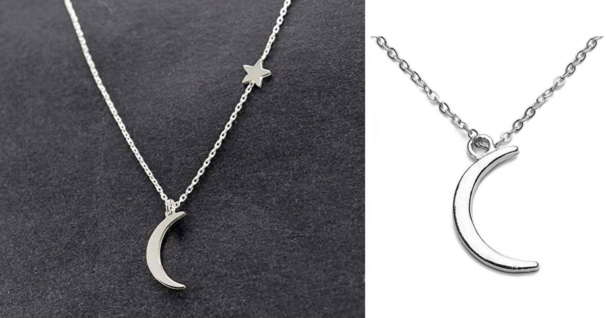 Moon Stars Pendant Necklace ON...