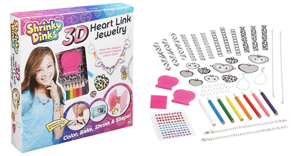 Shrinky Dinks 3D Jewelry Kit Only $4.36 on Amazon
