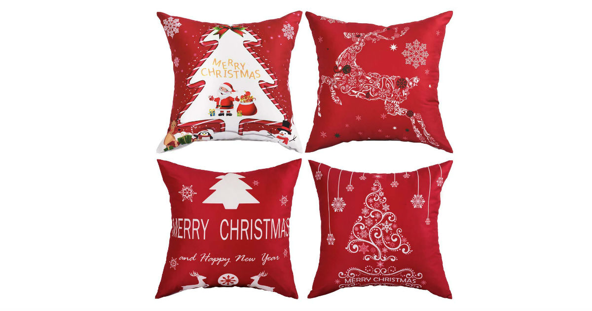 Christmas Pillow Covers ONLY $1.59 Each on Amazon