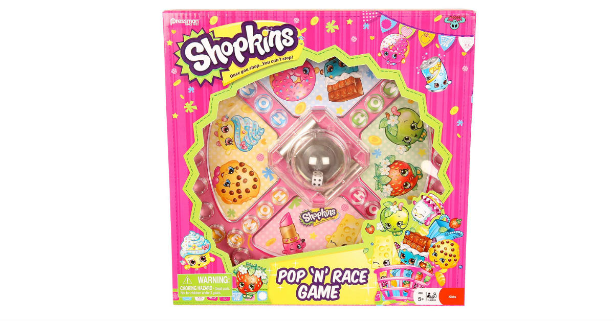 Shopkins Pop 'N Race Game ONLY $3.71 (Reg. $11)