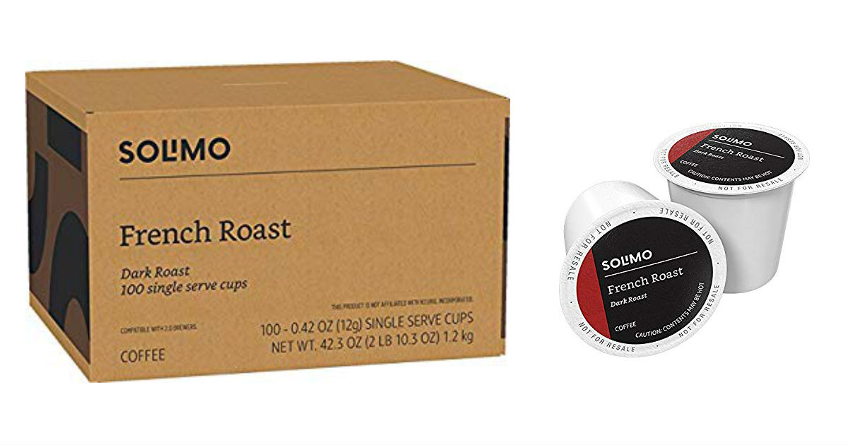 Amazon’s Solimo Coffee 100-Count Pods ONLY $25.34 Shipped