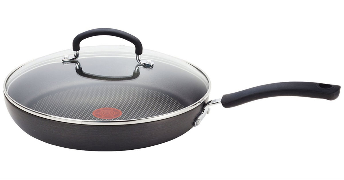 T-fal Nonstick 10 Saute Pan with lid ONLY $14.99 Shipped
