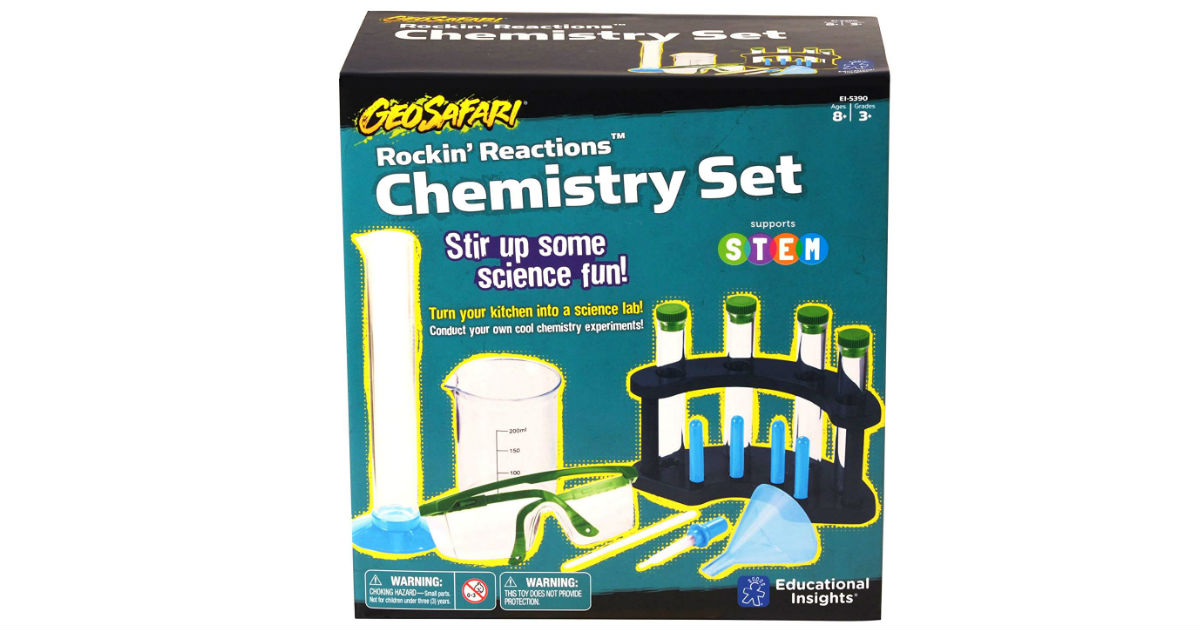 GeoSafari Rockin' Reactions Chemistry Set ONLY $5.27 (Reg. $25)