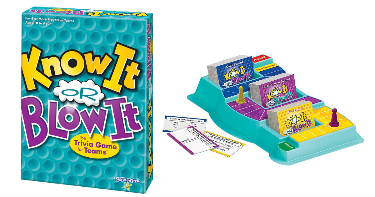 Know It or Blow It Game ONLY $13.33 on Amazon (Reg. $25)