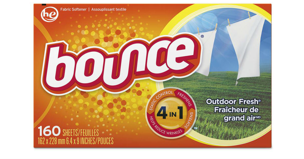 Free Bounce Fabric Softener Dryer Sheets at Walmart