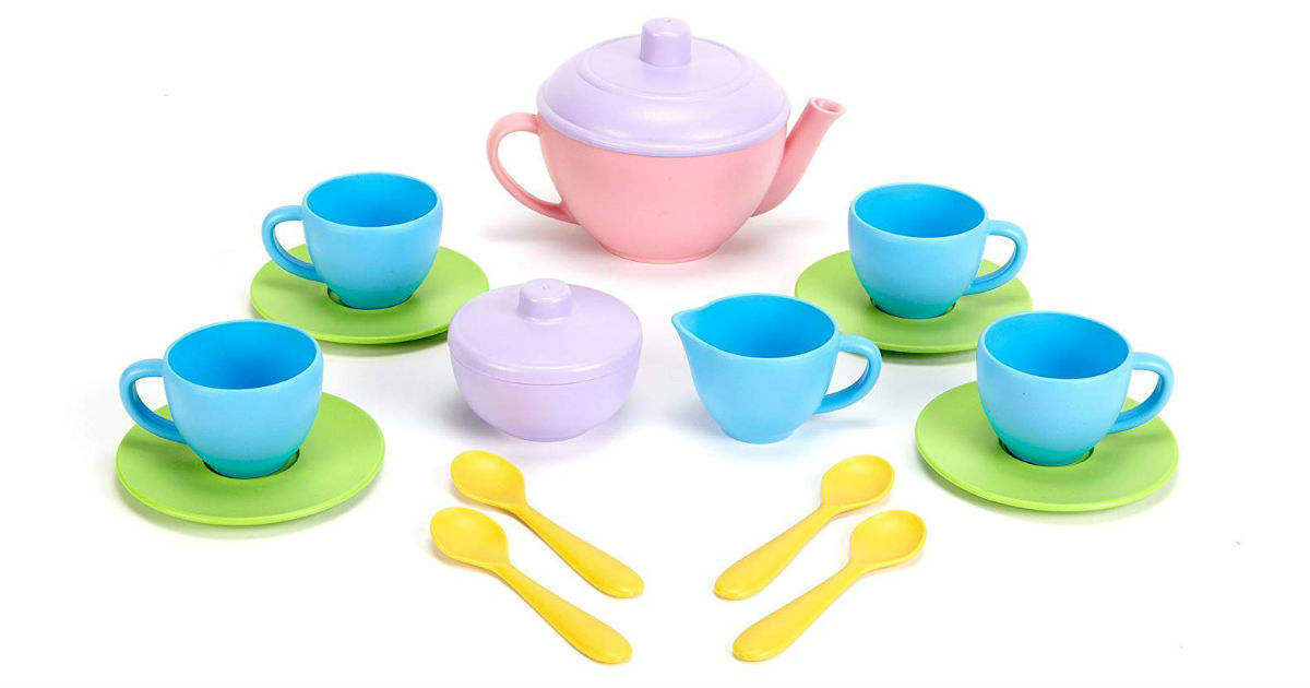 Lightning Deal: Save 58% on Green Toys Tea Set on Amazon