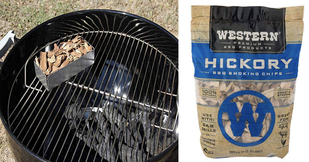 Western Premium BBQ Hickory Smoking Chips Bag ONLY $1.88 Shipped