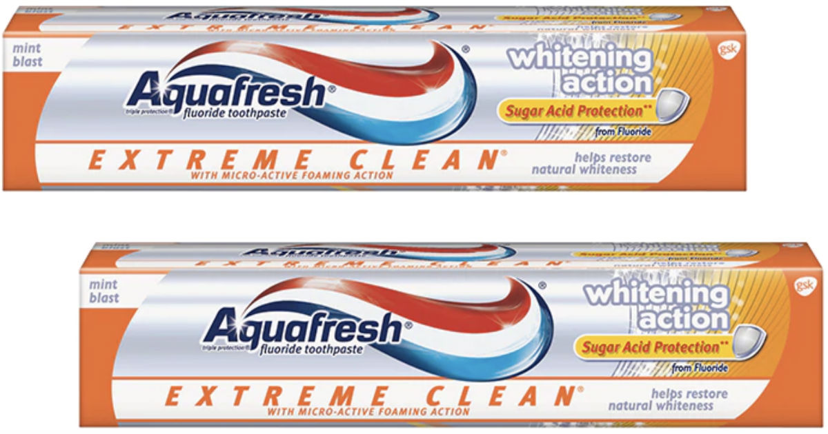 Aquafresh Toothpaste ONLY $0.62 at Walmart