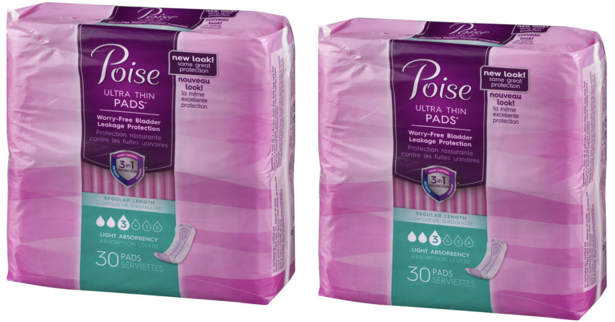 FREE Poise Pads 30-ct at Target (Reg $4.69)