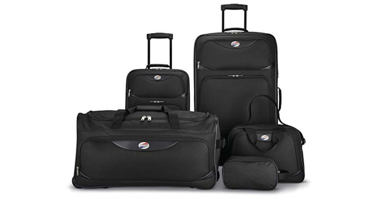 American Tourister 5-Piece Luggage Set ONLY $64.99 (Reg. $200)