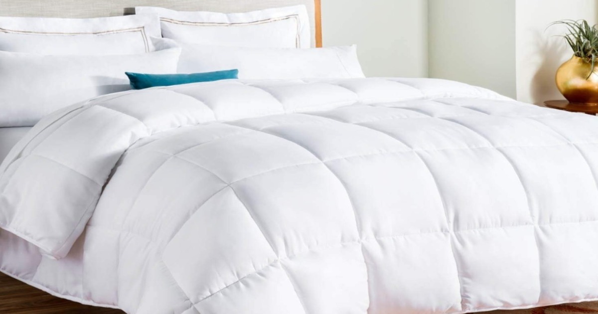 Linenspa White Down Comforter ONLY $29.99 (Reg. $80)