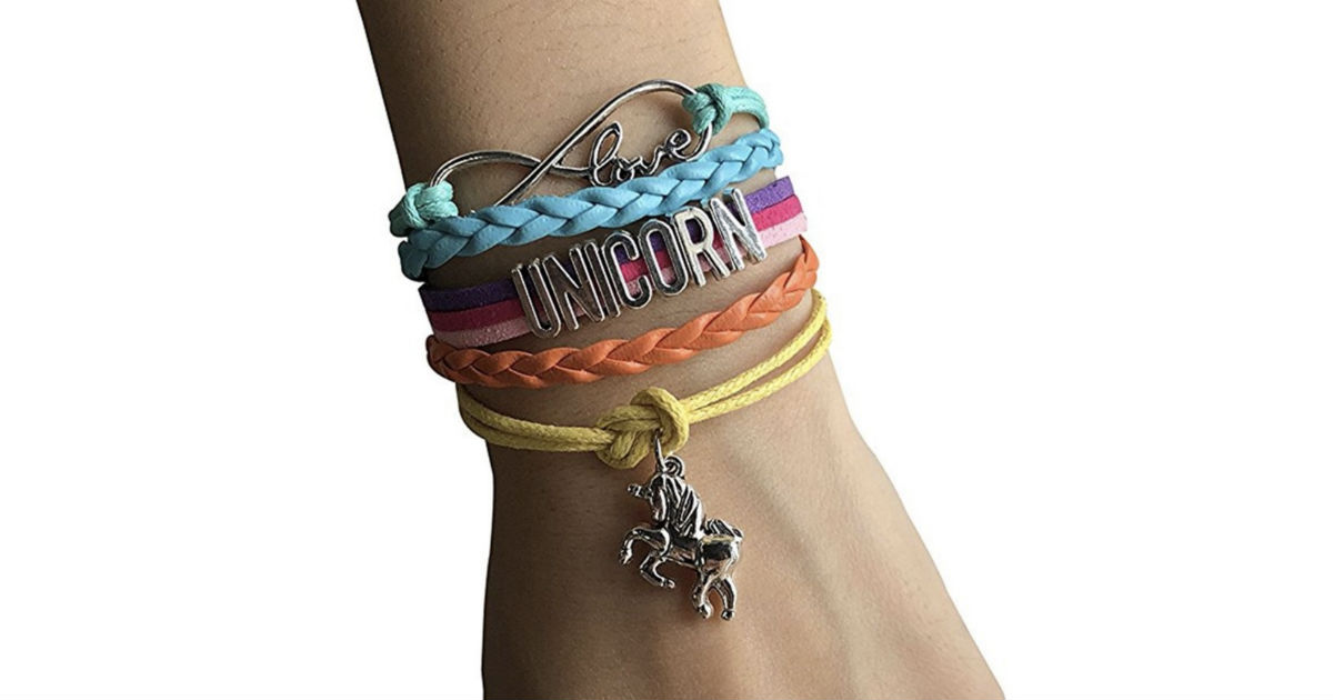 Unicorn Bracelet Wristband Handmade ONLY $1.96 Shipped