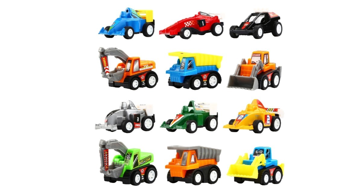 Pull Back Vehicles 12-Pack ONLY $6.98 Shipped (Reg. $19.20)