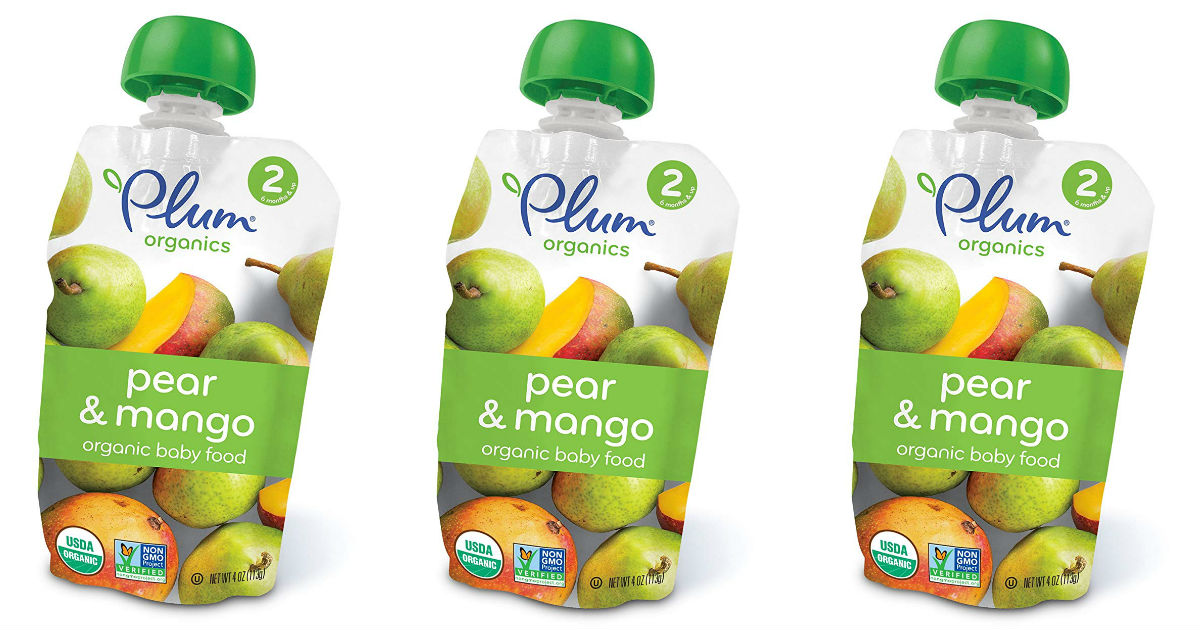 Plum Organics Pouches 12-Pk ONLY $8.90 Shipped at Amazon