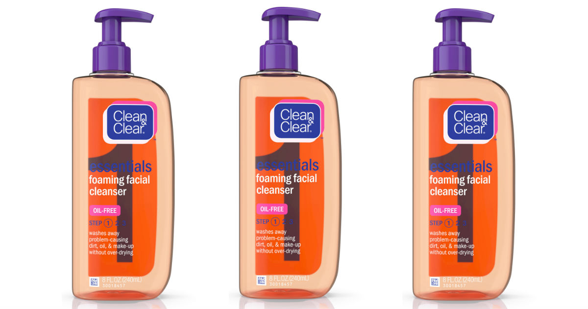 Clean & Clear Foaming Facial Cleanser ONLY $1.59 at Target